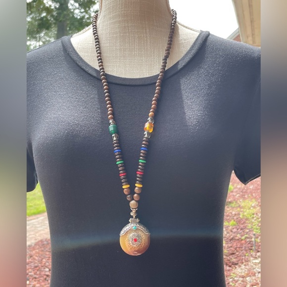 Buddhist Mala Necklace. VGC. Peaceful & Lovely. - Picture 6 of 11